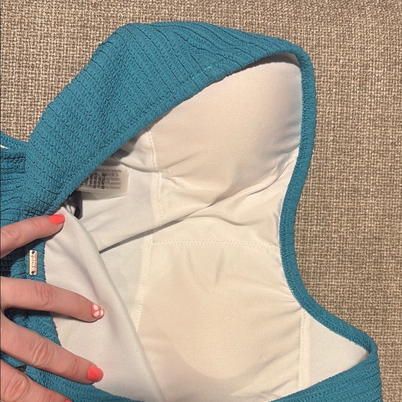 PINK Victoria's Secret Blue and White Swimsuit - Picture 4 of 4